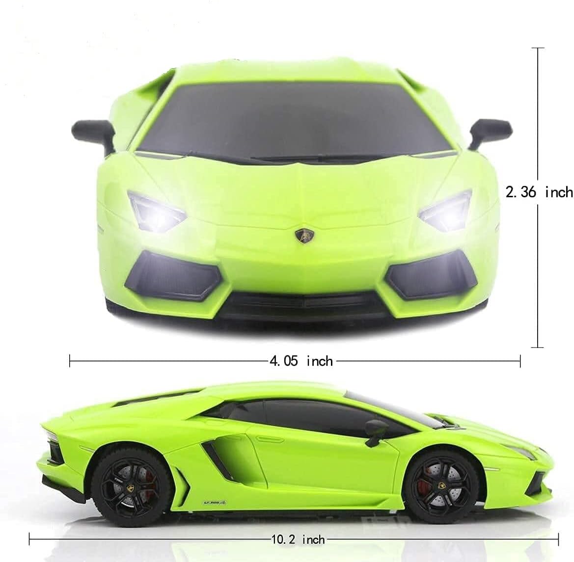 VOITURE R/C LAMBORGHINI AVENTADOR-ORANGE VERT-ASST – Image 4