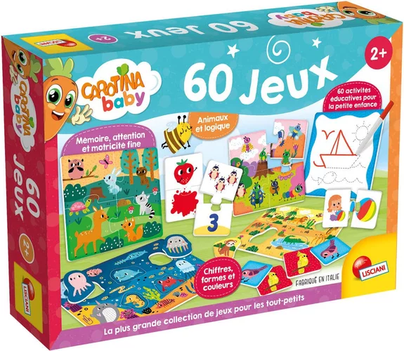 CAROTINA BABY PUZZLE-60 JEUX +2ANS-LISCIANI