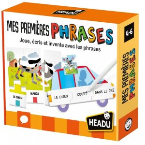 JEU EDUCATIF-MES PREMIERES PHRASES-4-7ANS-HEADU