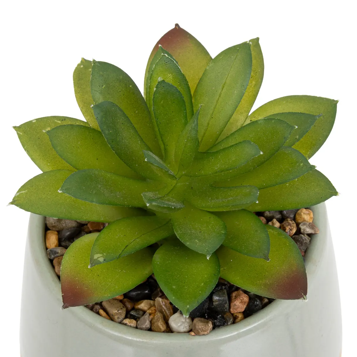 Plante artificielle succulent-12cm-pot en céramique ASST – Image 2