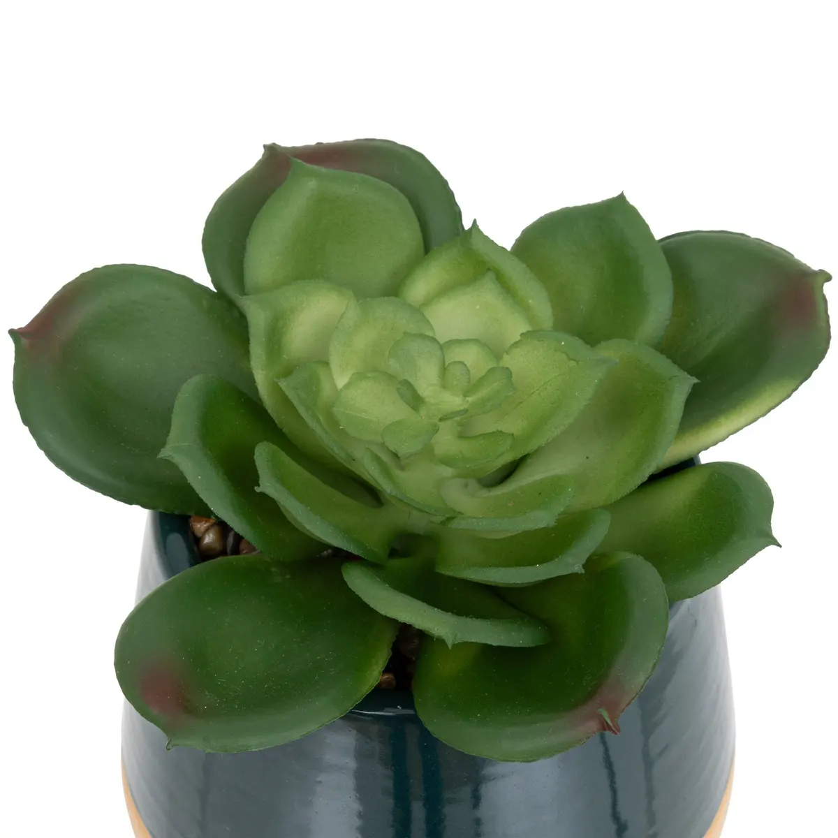 Plante artificielle succulent-12cm-pot en céramique ASST – Image 3