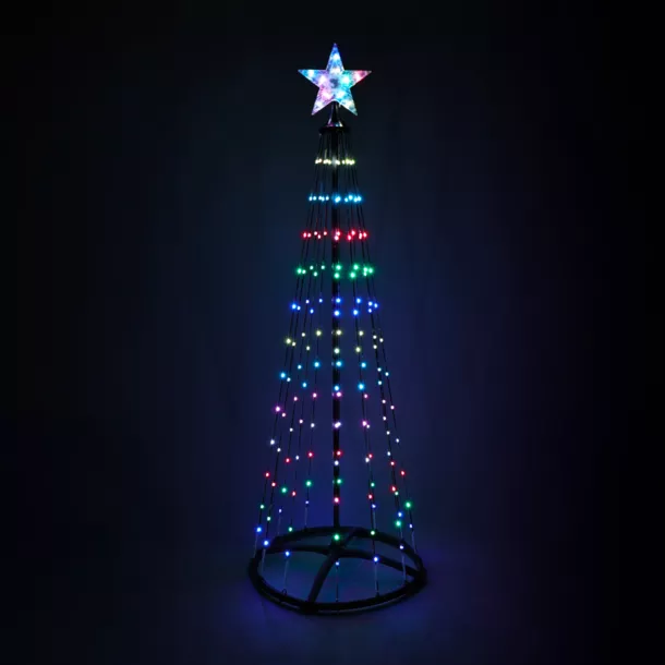 SAPIN LUMINEUX-210CM-370LED TC MULTI – Image 3