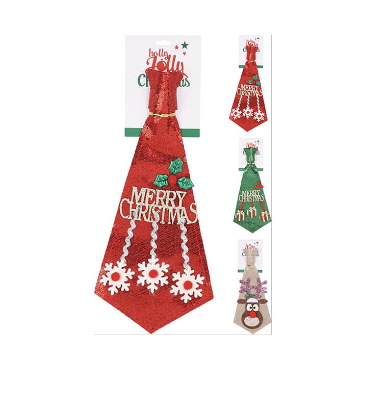 Noel cravate en feutrine ASST