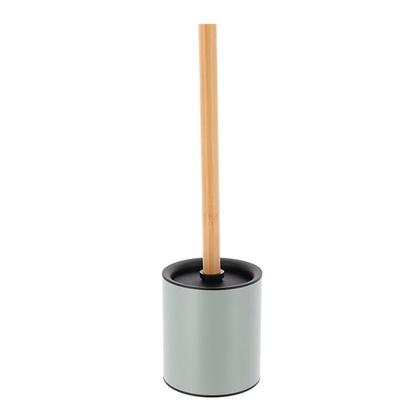 BROSSE WC +MANCHE EN BAMBOU -VERT EUCALYPTUS - Image 3