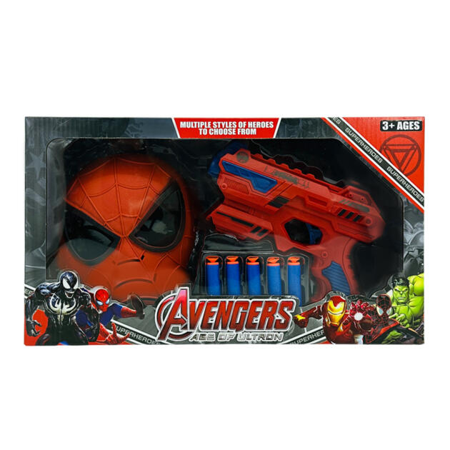 Combinaison de iron man masque + accessoires -38,5x21,5x8cm