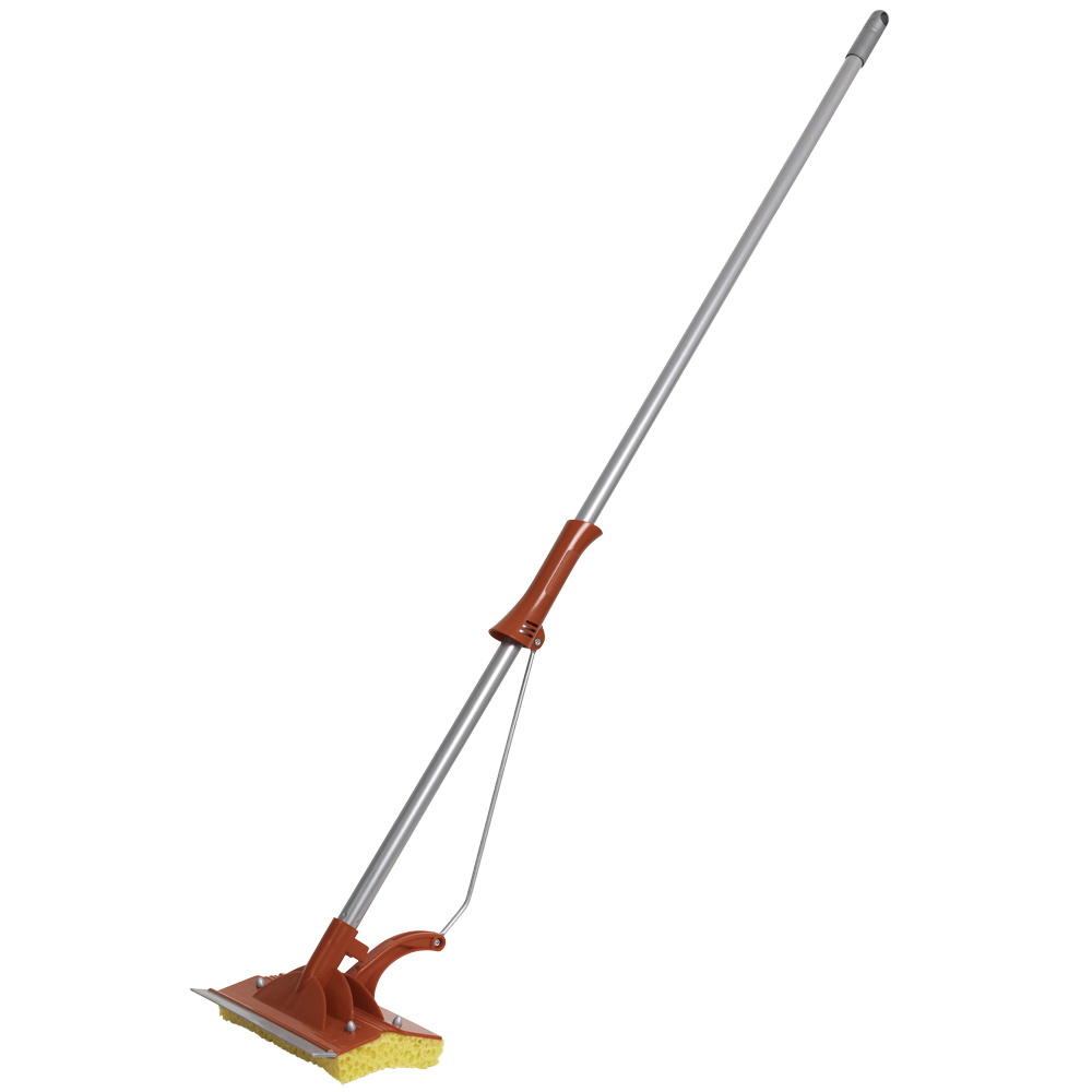 BALAI LAVANT EN COTON AVEC EPONGE ET MANCHE-130CM - Image 2