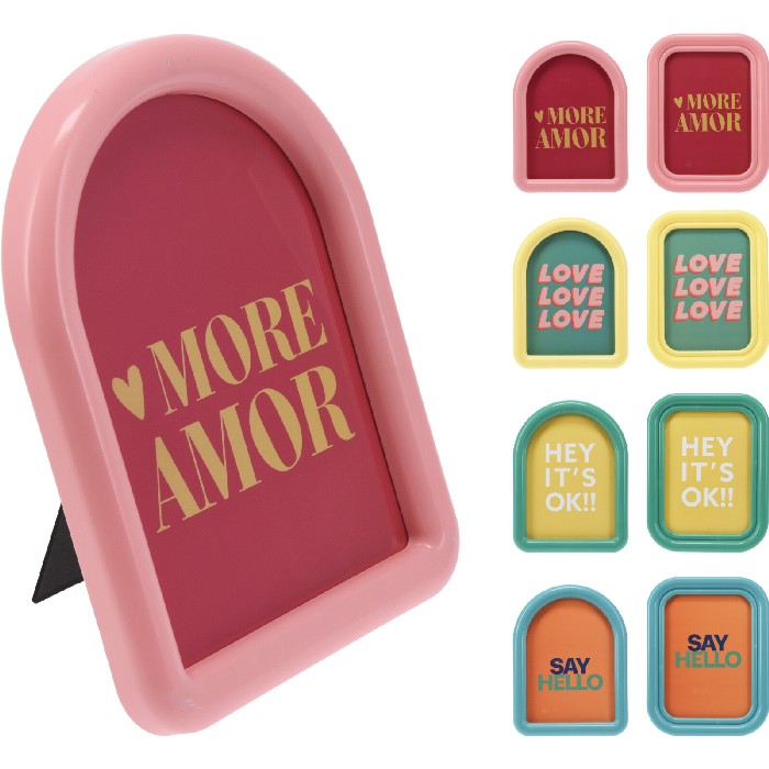 Cadre photo-15x20cm-forme arche cadre en plastique ASST