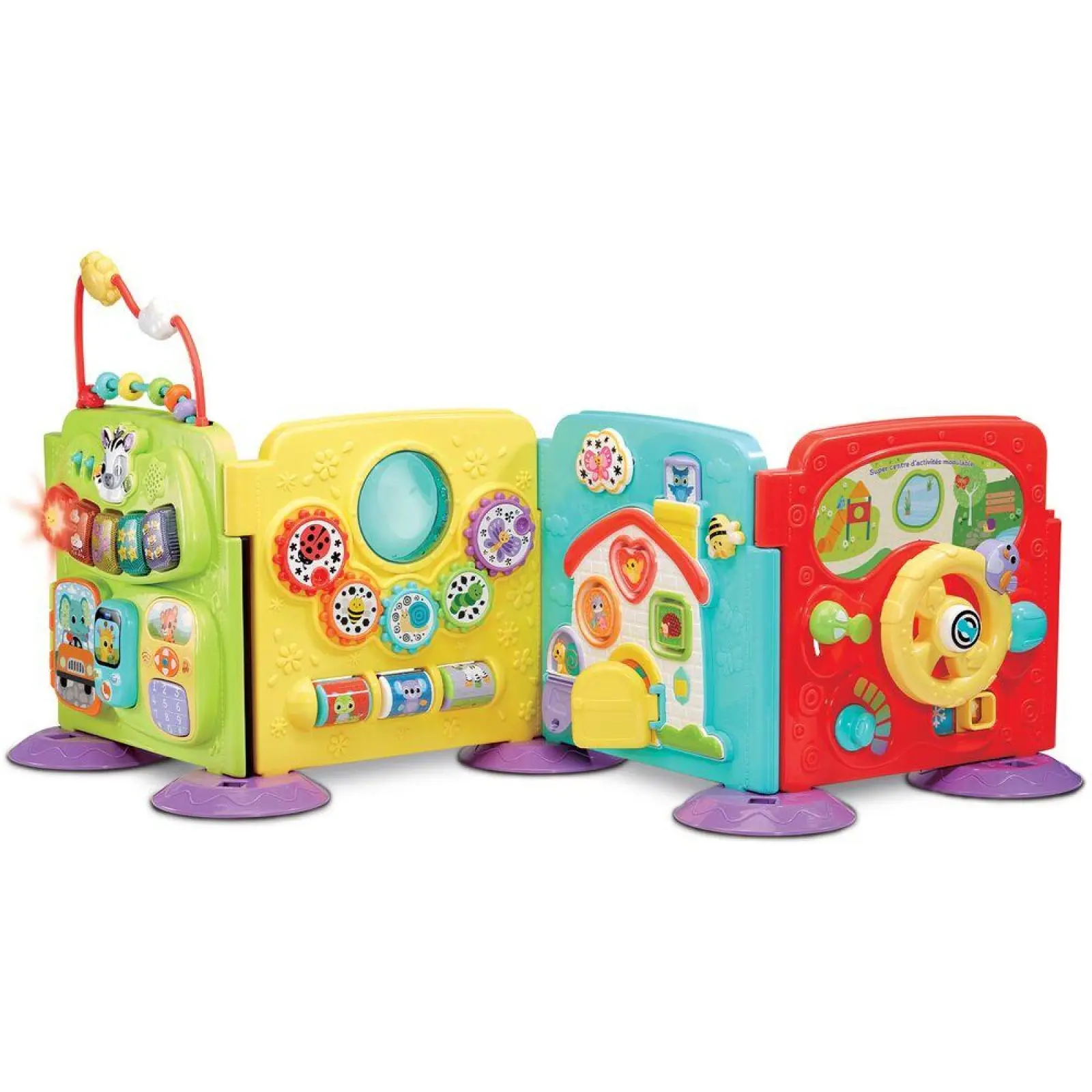 Vtech super centre d'activités modulable 4 factions de jouer jaune +rouge-6-36mois