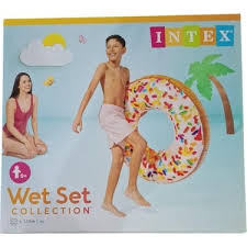 Bouée gonflable tube-114cm-rainbow ASST – Image 3