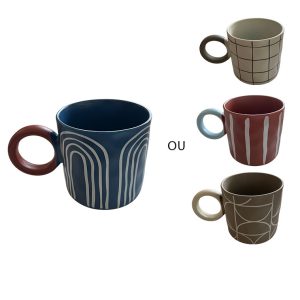 MUG EN CERAMIQUE-420ML-ASST
