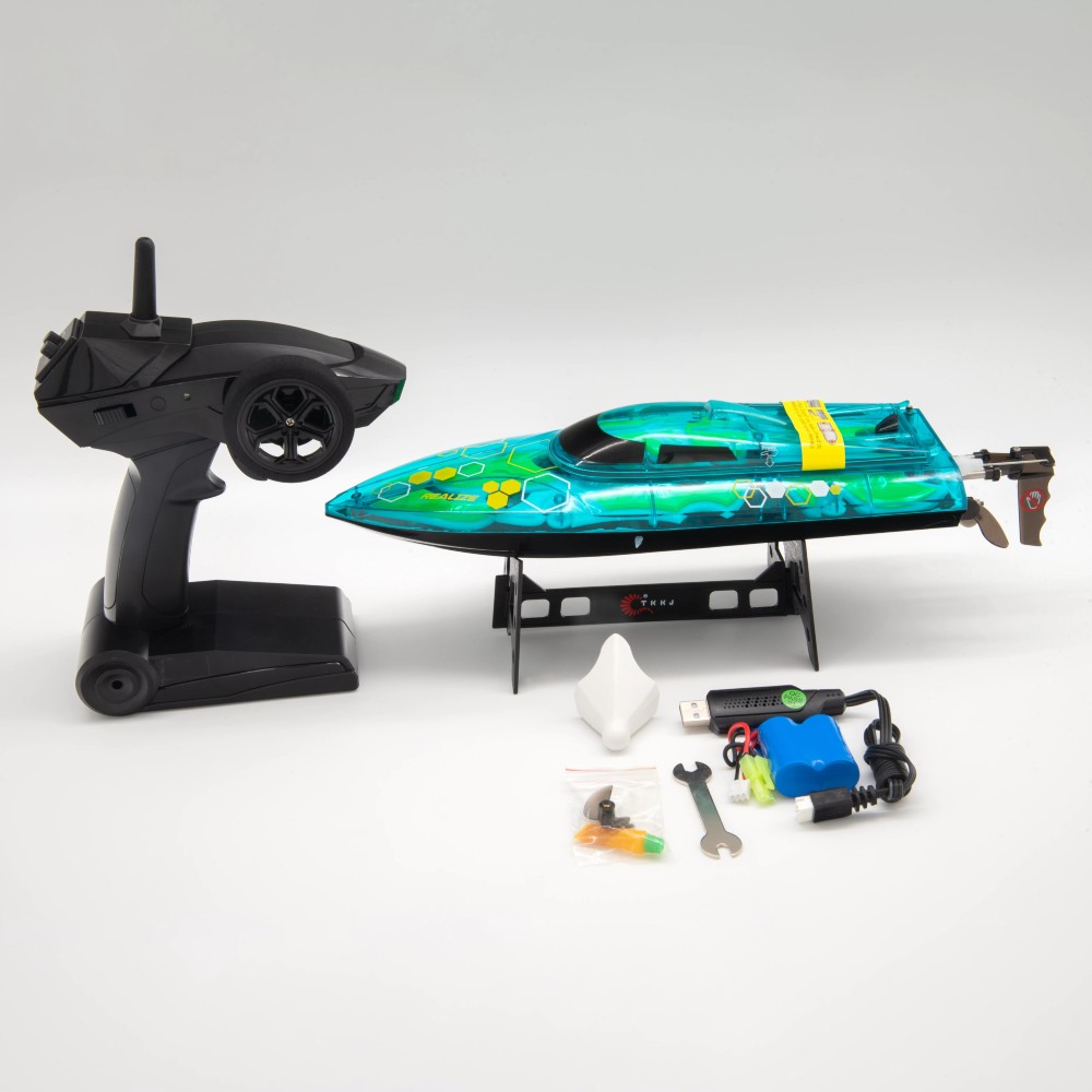 Bateau r/c lumineux transparent realize - Image 3