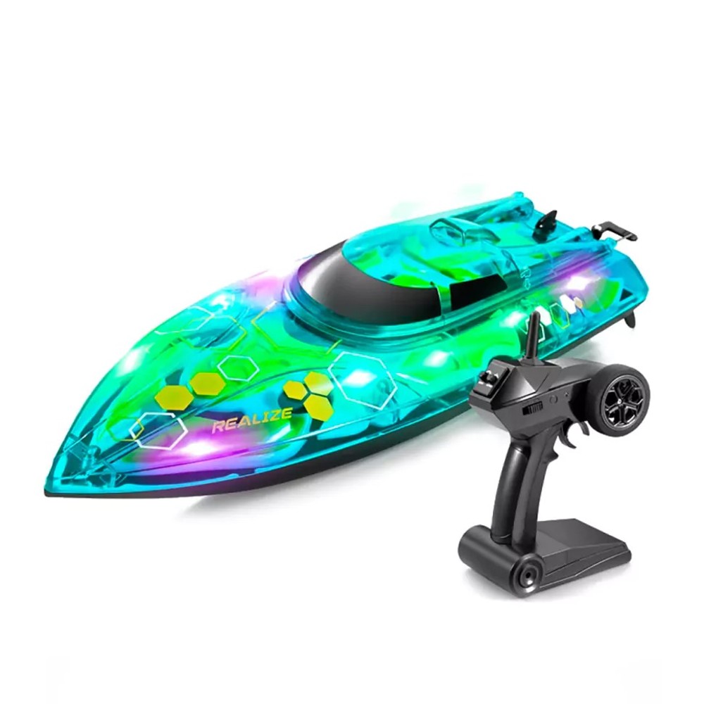 Bateau r/c lumineux transparent realize - Image 2