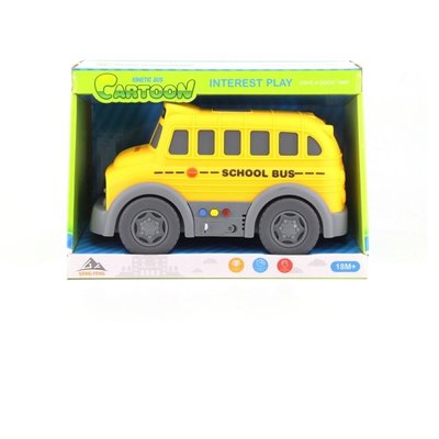 Bus scolaire cartoon sonore-rouge-2x12