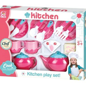 DINETTE SET TASSE A CAFE+ACCESSOIRES-ROSE