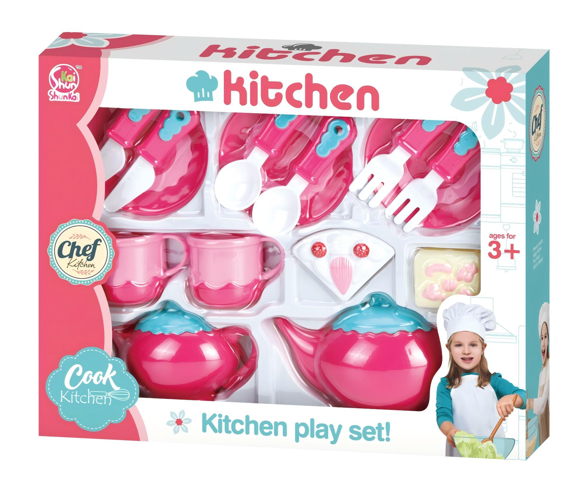 DINETTE SET TASSE A CAFE+ACCESSOIRES-ROSE