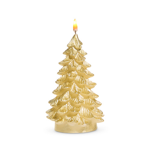 BOUGIE DECORATIVE FORME SAPIN-20.5CM-COULEUR ASST - Image 3