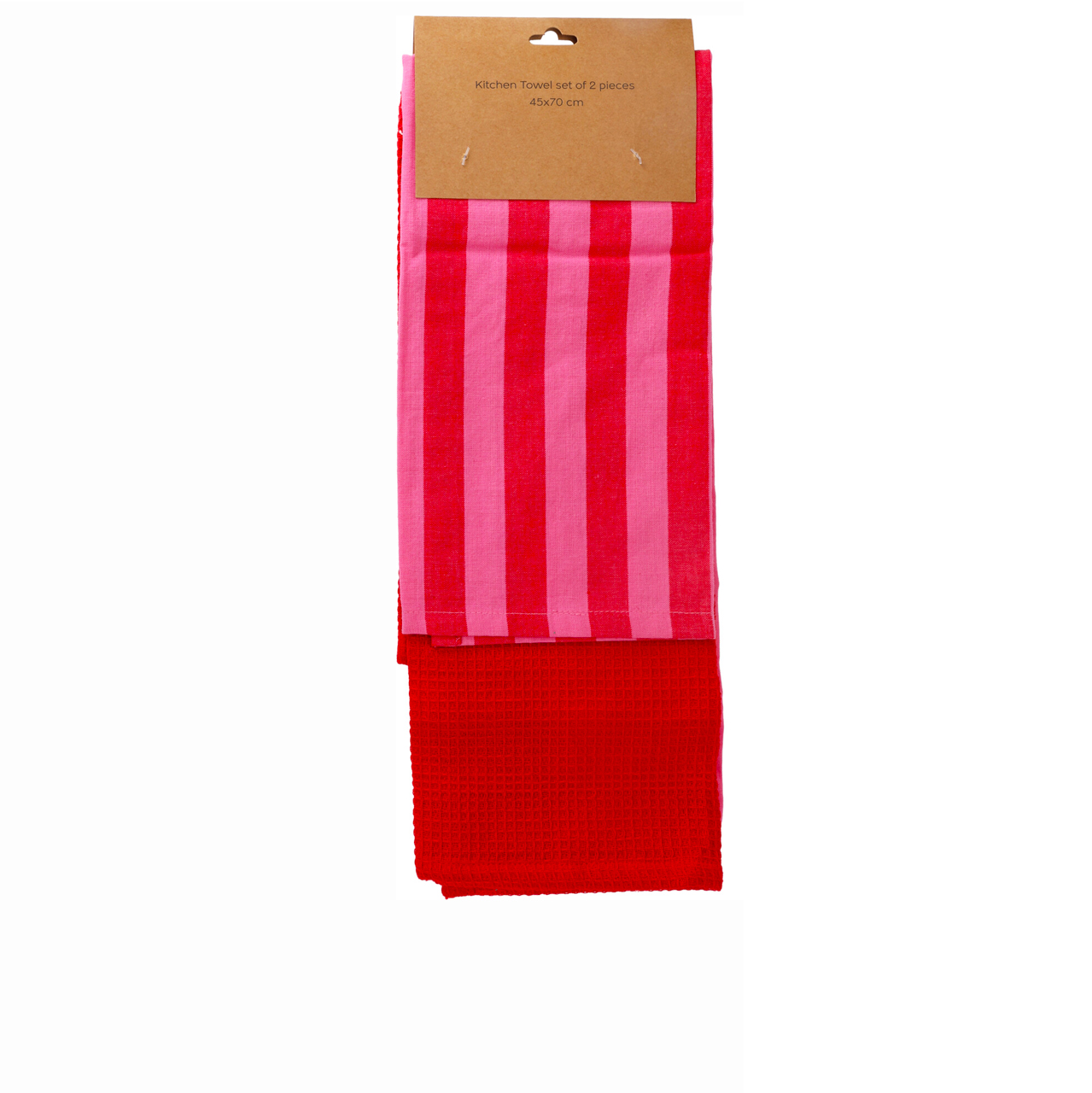 Torchon de cusine-45x70cm-2pcs-rayures couleur asst - Image 4