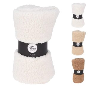 Plaid-150x120cm-en fourrure teddy ASST