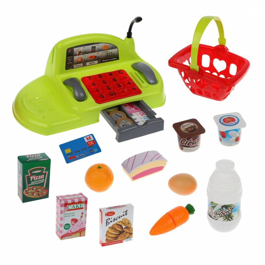 Caisse enregistreuse pour enfant+ accessoires family +3ans – Image 2