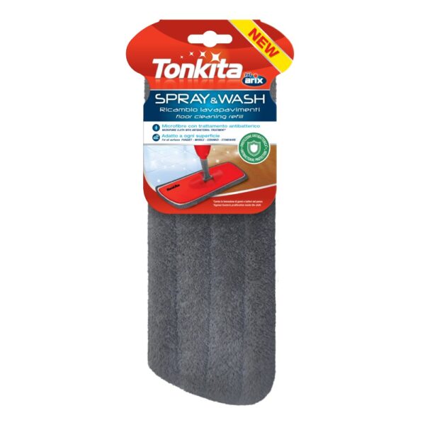 RECHARGE MOP EN MICROFIBRE POUR BALAI SPRAY/WASH-TONKITA