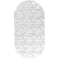 TAPIS FOND DE BAIGNOIRE-69X36CM-EN PVC TRANSPARENT