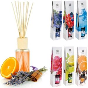 DIFFUSEUR DE SENTEUR+TIGE EN BAMBOU-30ML-PARFUMS ASST