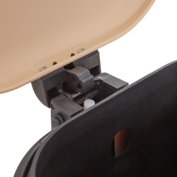 POUBELLE 6L EN METAL-RECTANGLE-BEIGE - Image 3