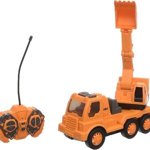 ENGIN DE CONSTRUCTION R/C-JAUNE+6ANS