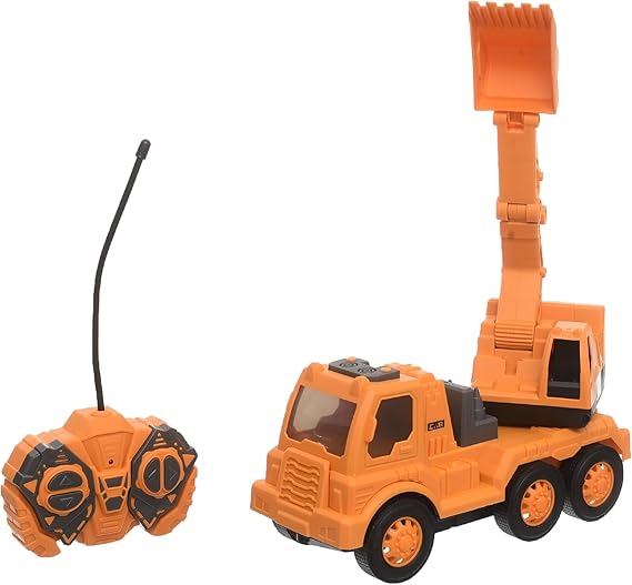 ENGIN DE CONSTRUCTION R/C-JAUNE+6ANS