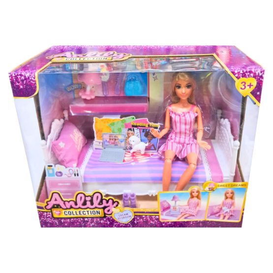 Poupée dans sa chambre anlily+ accessoires +3ans - Image 5