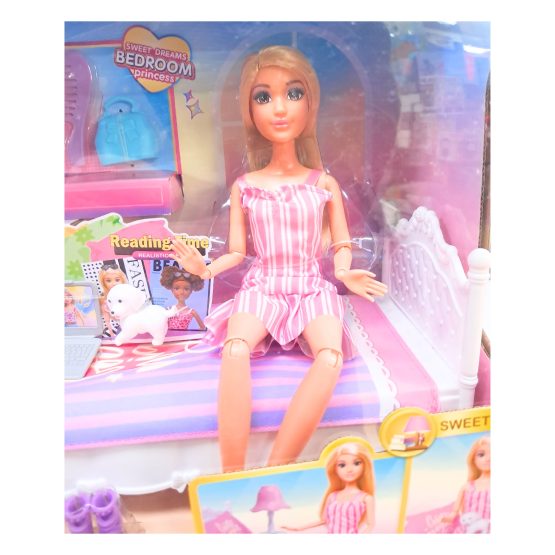 Poupée dans sa chambre anlily+ accessoires +3ans - Image 4