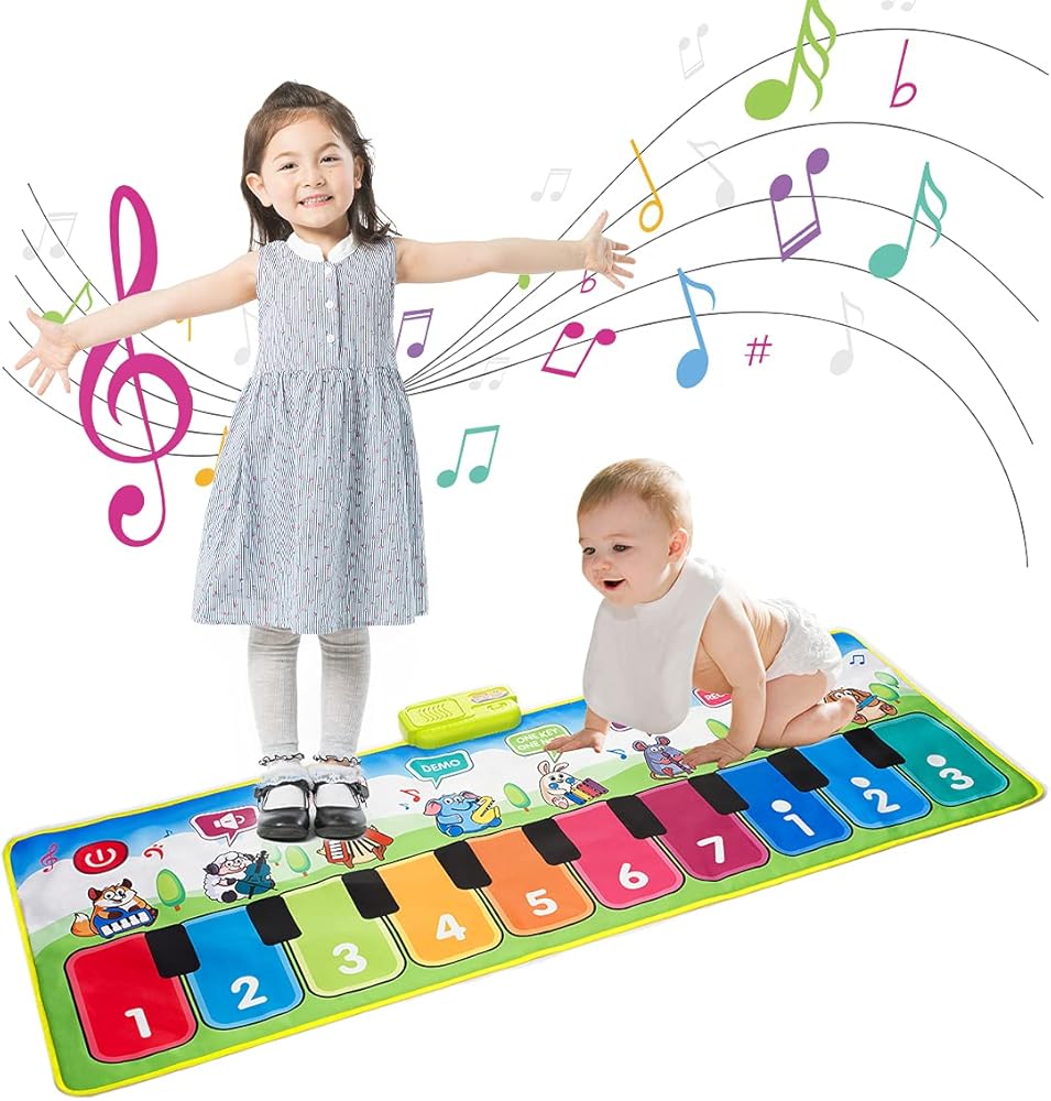 TAPIS PIANO MUSICAL EDUCATIF-180X72CM+3ANS - Image 3
