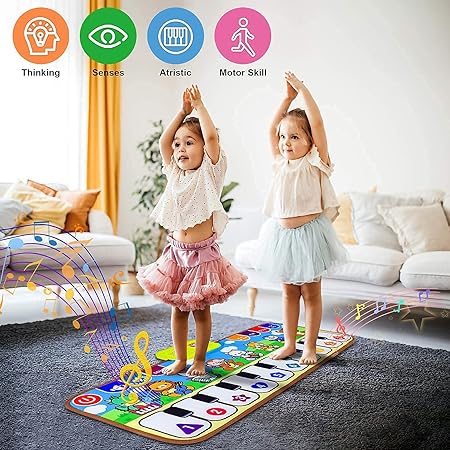 TAPIS PIANO MUSICAL EDUCATIF-180X72CM+3ANS - Image 2