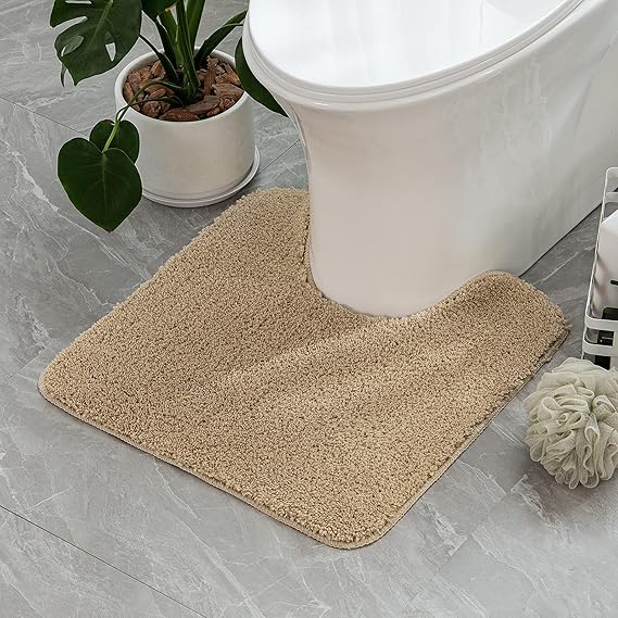 TAPIS CONTOUR WC-45X50CM-DESSOUS LATEX-TAUPE - Image 4