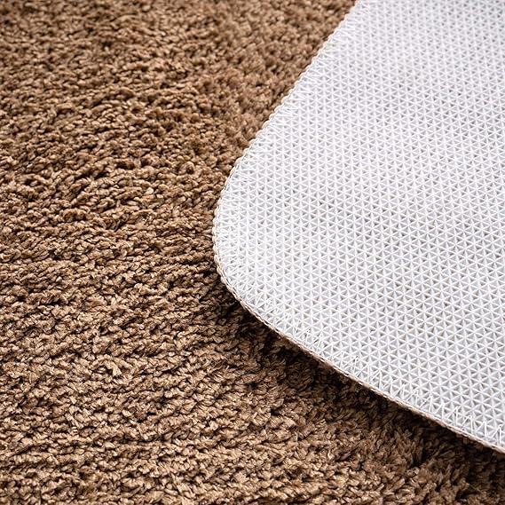 TAPIS CONTOUR WC-45X50CM-DESSOUS LATEX-MARRON - Image 3