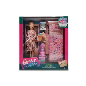 POUPEE-28CM+BAIGNOIRE+ACCESSOIRES-ASST