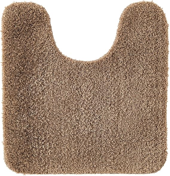 TAPIS CONTOUR WC-45X50CM-DESSOUS LATEX-MARRON - Image 2