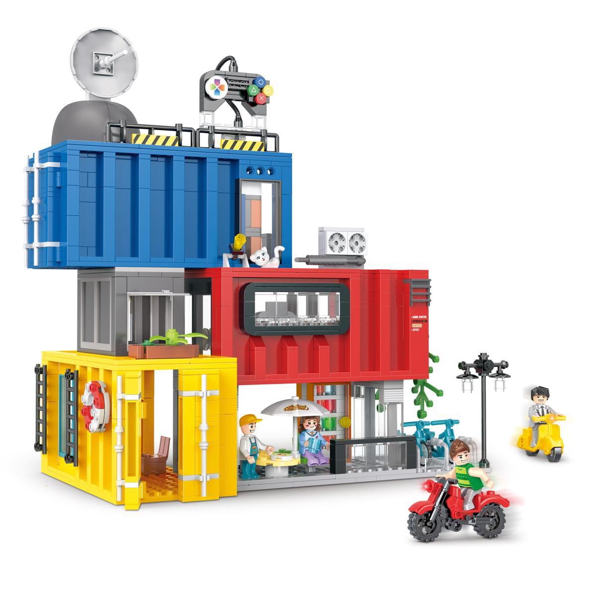 BLOC DE CONSTRUCTION-794PCS-CONTAINER HOTEL+3ANS - Image 4