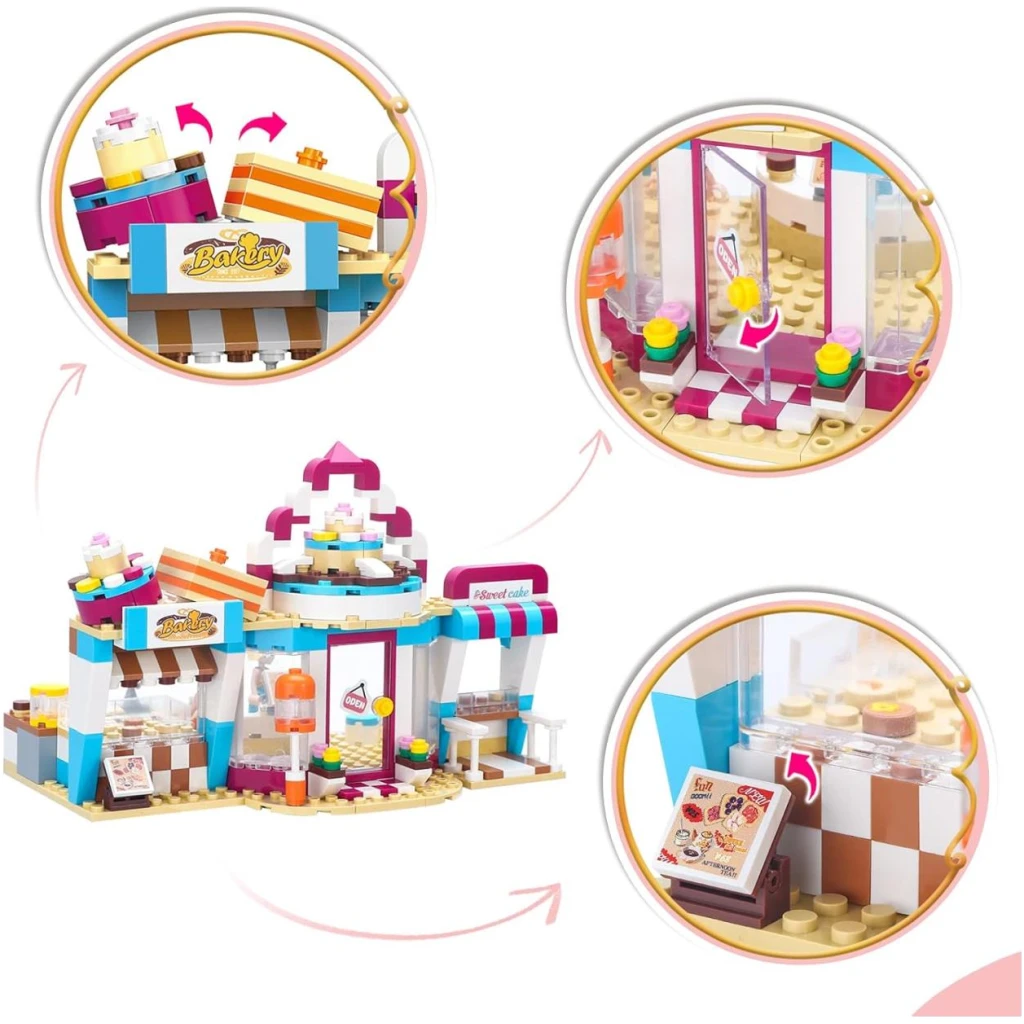 BLOC DE CONSTRUCTION-348PCS-BAKERY STORE - Image 4