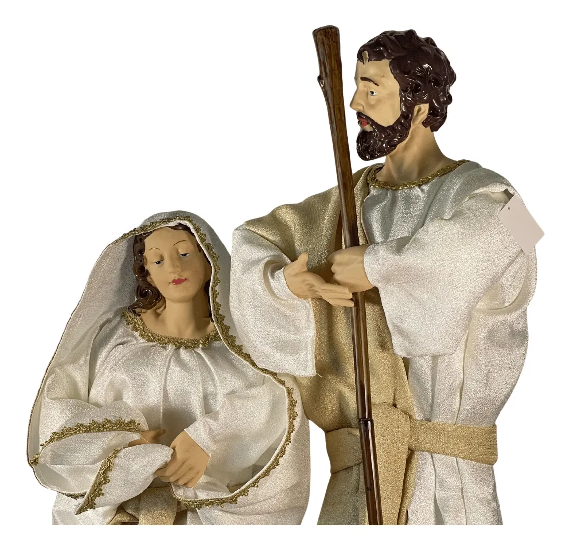 Noel scène naissance nativité -90/70cm-3 santons - Image 3