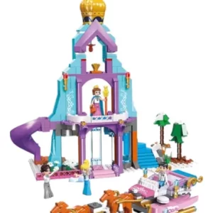 BLOC DE CONSTRUCTION-519PCS-CHATEAU+6ANS