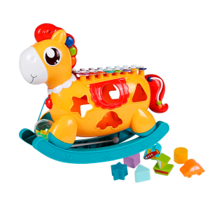 Piano musical forme cheval +18mois-2x12