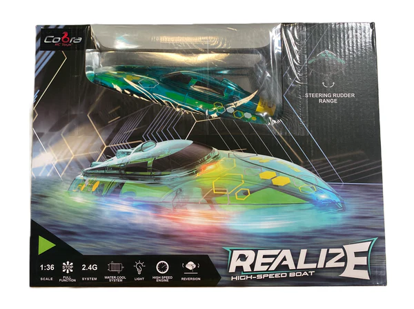 Bateau r/c lumineux transparent realize - Image 6