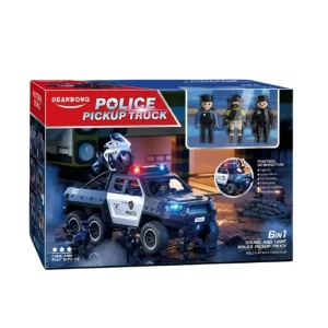 COFFRET FIGURINES+VOITURE CITY SWAT