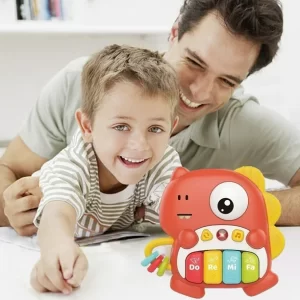 Jeu d'éveil dinosaure électrique-rouge