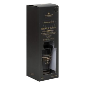 DIFFUSEUR DE SENTEUR+TIGES EN BAMBOU-500ML-EBENE ET TONKA