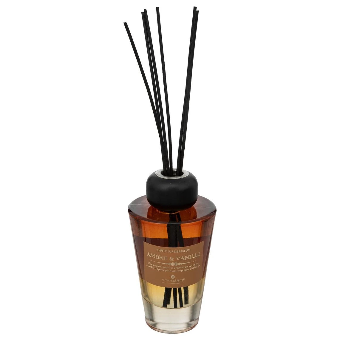 DIFFUSEUR DE SENTEUR+TIGES EN BAMBOU-500ML-AMBRE ET VANILLE - Image 3