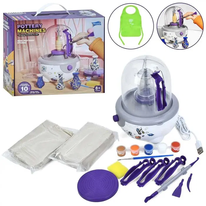 Jeu pottery machines kit de poterie miniature+8ans - Image 4
