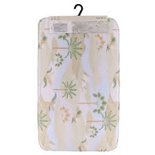 TAPIS DE SDB-45X75CM-EN MICROFIBRE-IMPRIME LOUXOR