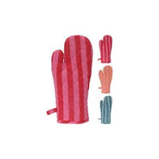 Gant de cuisine-32x16cm-rayures couleur ASST